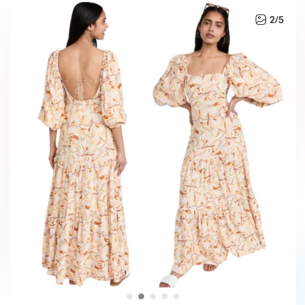 L*Space Bahia Maxi Dress in Soulshine Floral Tiered Boho